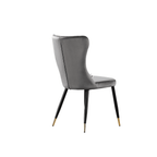 New York LUX Velvet Dining Chair with Metal Legs - Scandinavian Inspired - Joe’s Haven