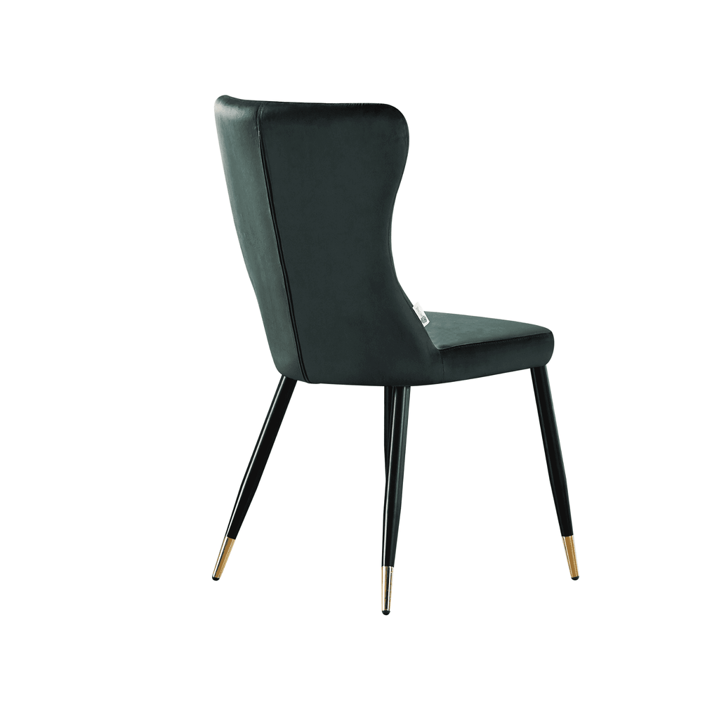 New York LUX Velvet Dining Chair with Metal Legs - Scandinavian Inspired - Joe’s Haven