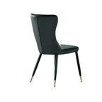 New York LUX Velvet Dining Chair with Metal Legs - Scandinavian Inspired - Joe’s Haven