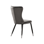 New York LUX Velvet Dining Chair with Metal Legs - Scandinavian Inspired - Joe’s Haven