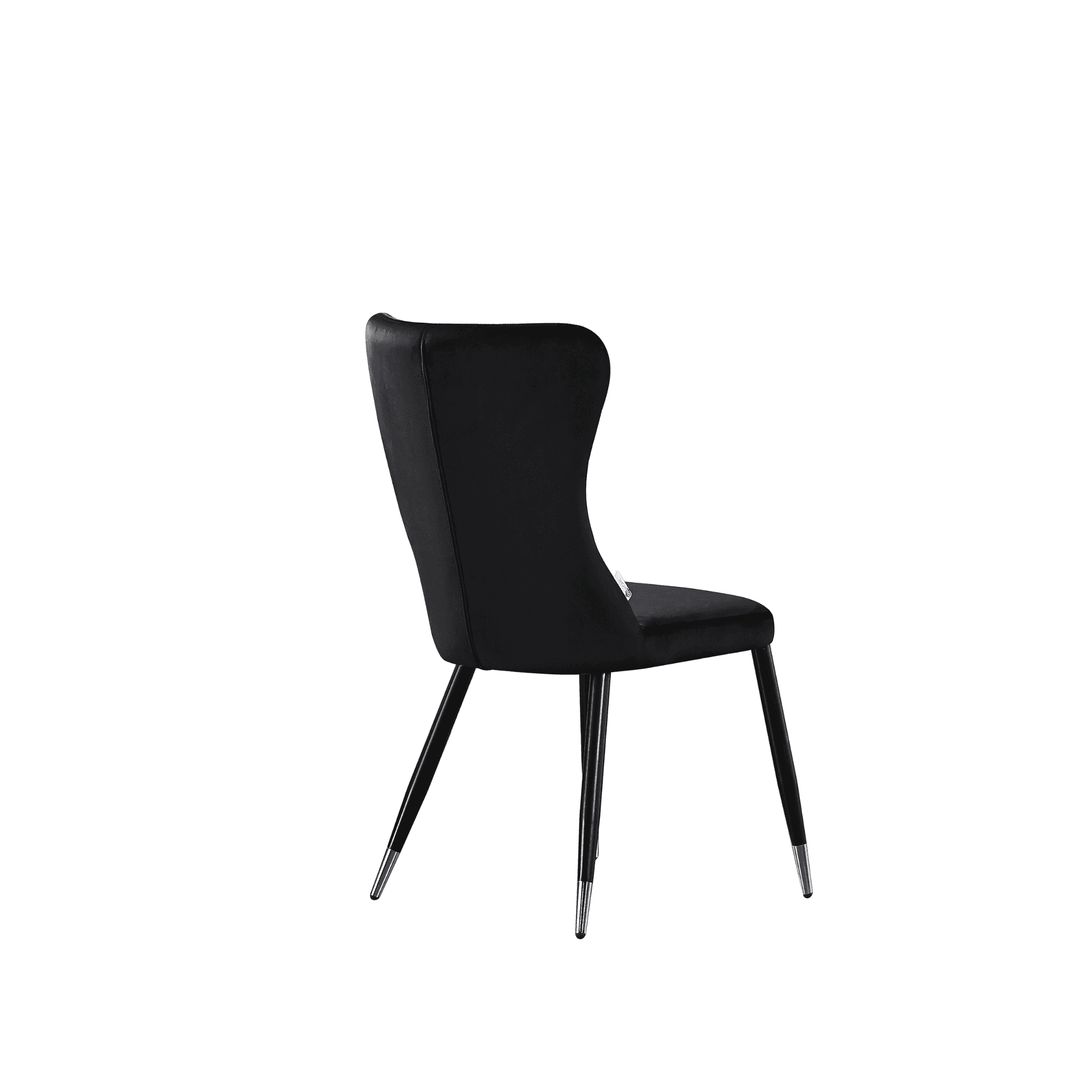 New York LUX Velvet Dining Chair with Metal Legs - Scandinavian Inspired - Joe’s Haven