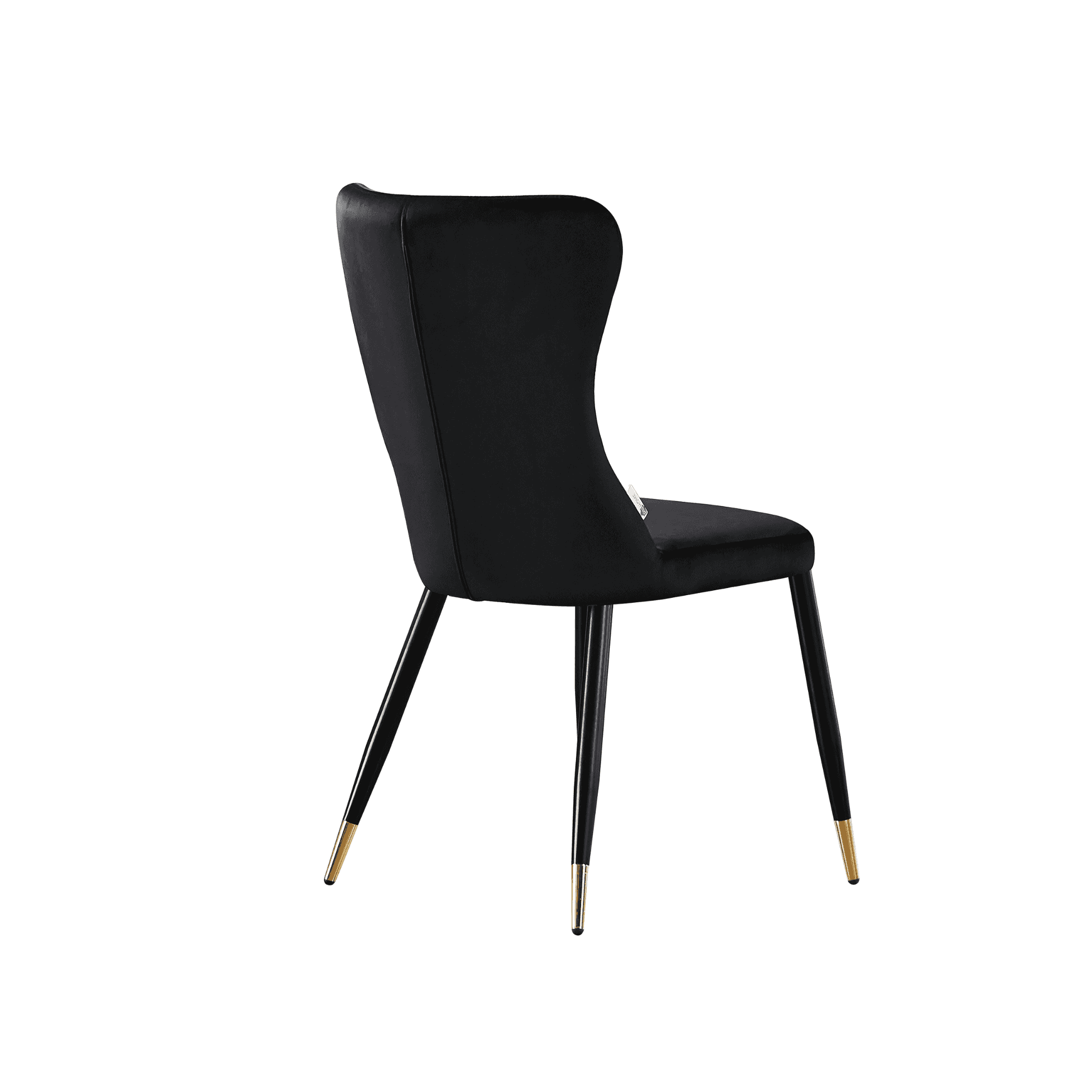 New York LUX Velvet Dining Chair with Metal Legs - Scandinavian Inspired - Joe’s Haven