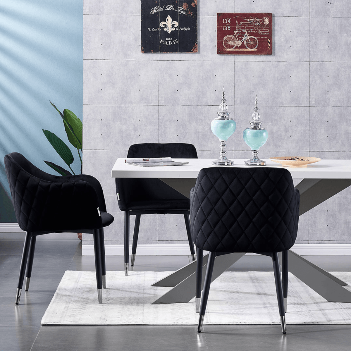 Verona LUX velvet dining chair - Joe’s Haven