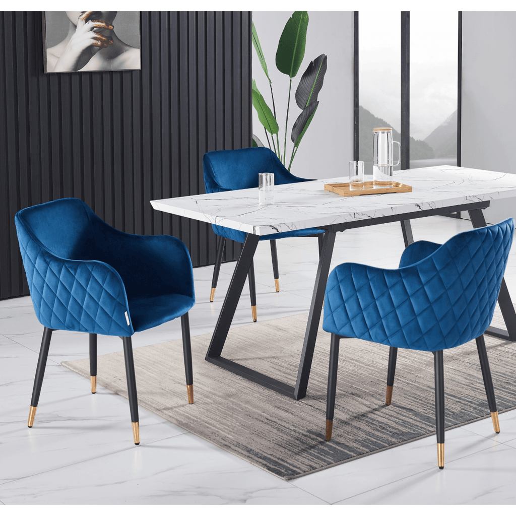 Verona LUX velvet dining chair - Joe’s Haven