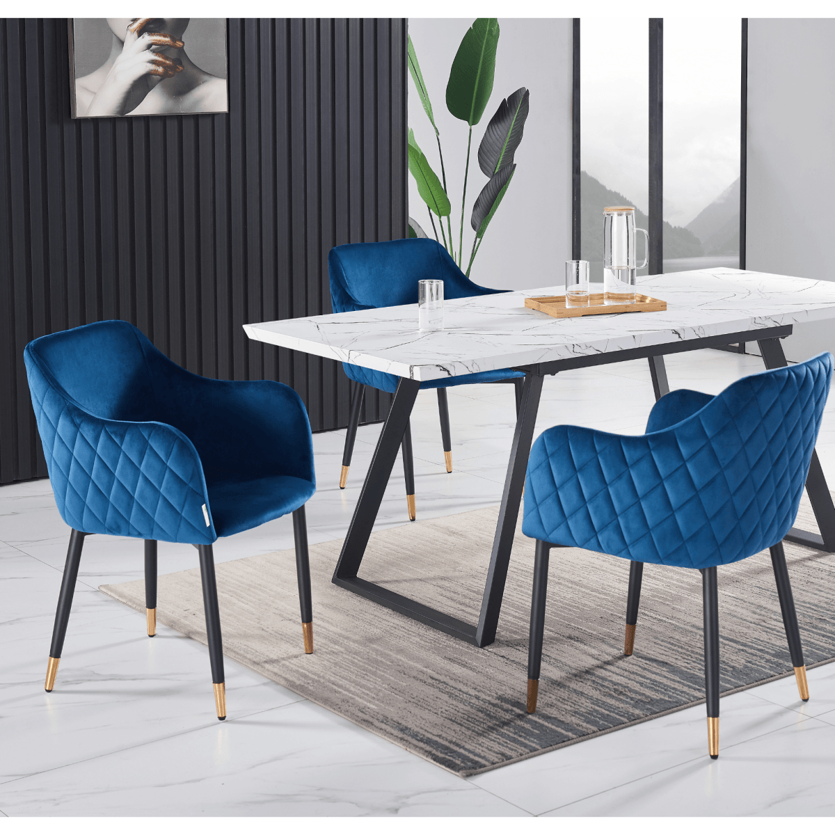 Verona LUX velvet dining chair - Joe’s Haven