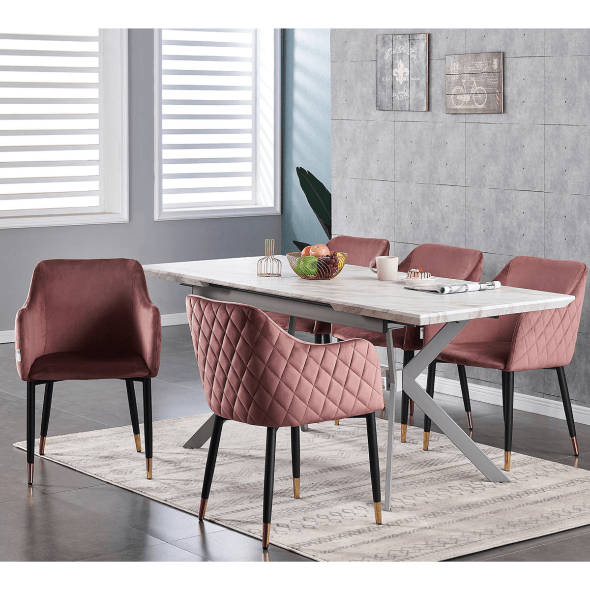 Verona LUX velvet dining chair - Joe’s Haven