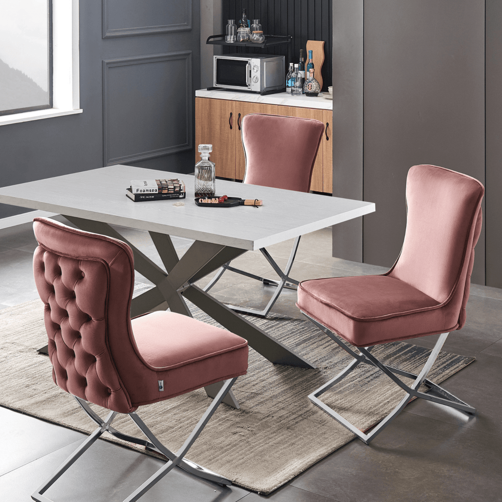 Trafalgar Velvet Dining Chair - Joe’s Haven