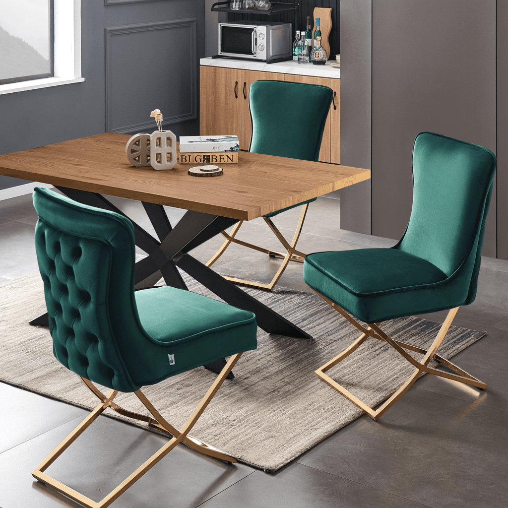 Trafalgar Velvet Dining Chair - Joe’s Haven