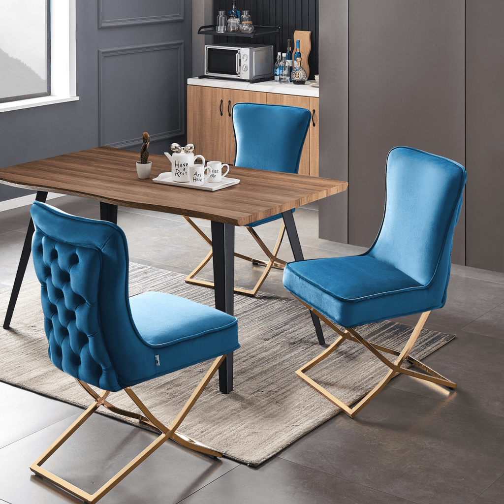 Trafalgar Velvet Dining Chair - Joe’s Haven