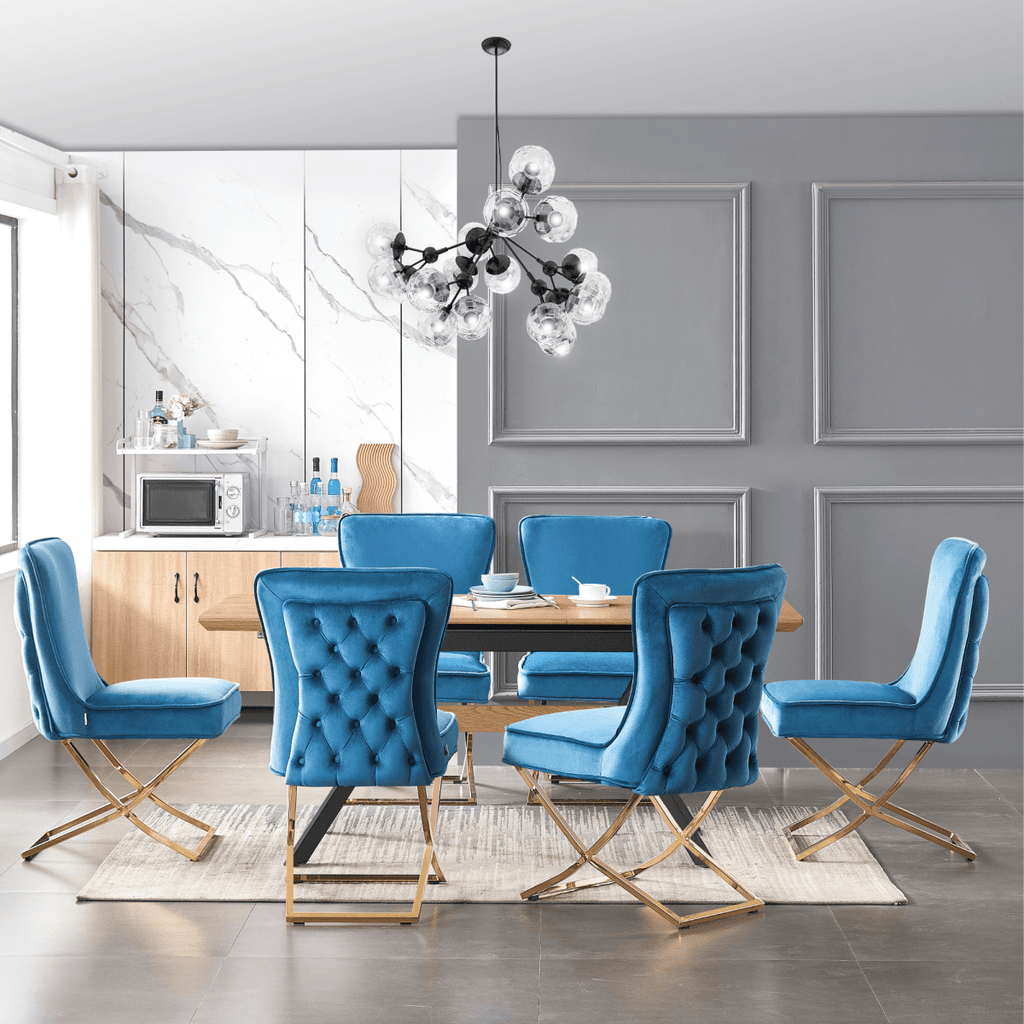 Trafalgar Velvet Dining Chair - Joe’s Haven