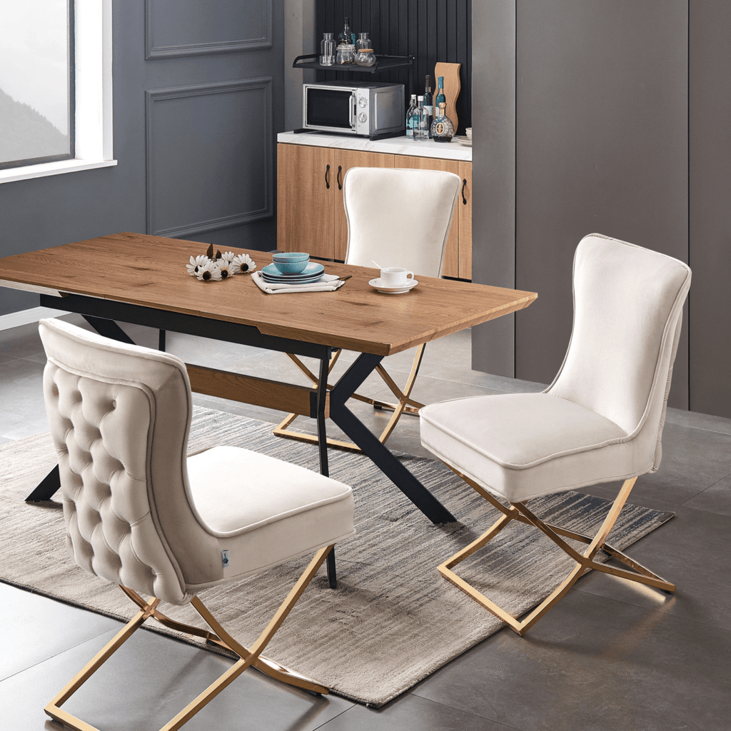 Trafalgar Velvet Dining Chair - Joe’s Haven