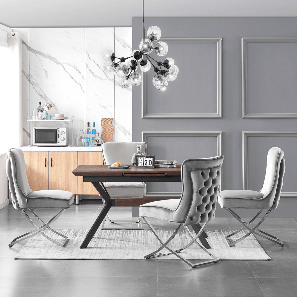 Trafalgar Velvet Dining Chair - Joe’s Haven