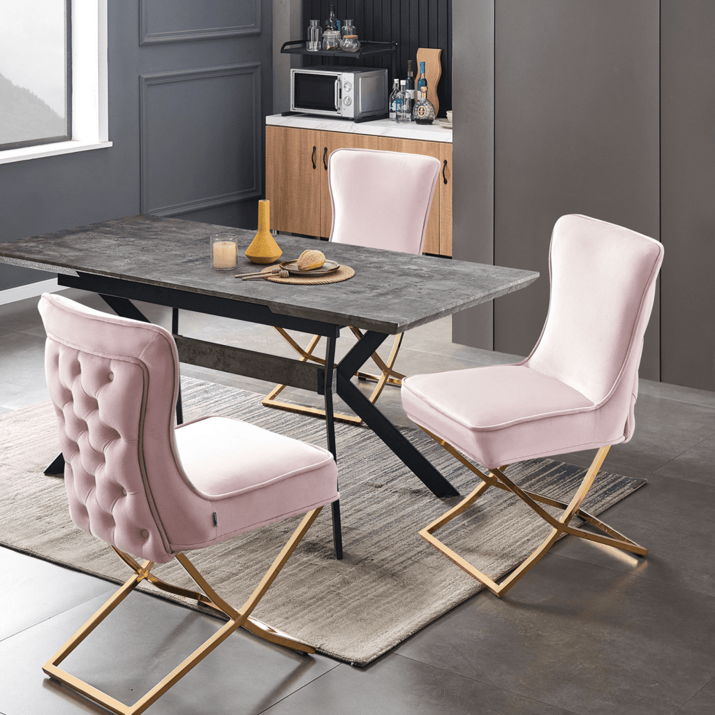Trafalgar Velvet Dining Chair - Joe’s Haven
