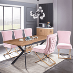 Trafalgar Velvet Dining Chair - Joe’s Haven