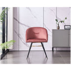 Vittorio LUX Velvet Dining Chair with Metal Legs - Perfect for Dining Room Living Room - Joe’s Haven