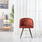 Vittorio LUX Velvet Dining Chair with Metal Legs - Perfect for Dining Room Living Room - Joe’s Haven