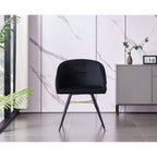 Vittorio LUX Velvet Dining Chair with Metal Legs - Perfect for Dining Room Living Room - Joe’s Haven