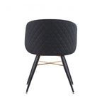 Vittorio LUX Velvet Dining Chair with Metal Legs - Perfect for Dining Room Living Room - Joe’s Haven