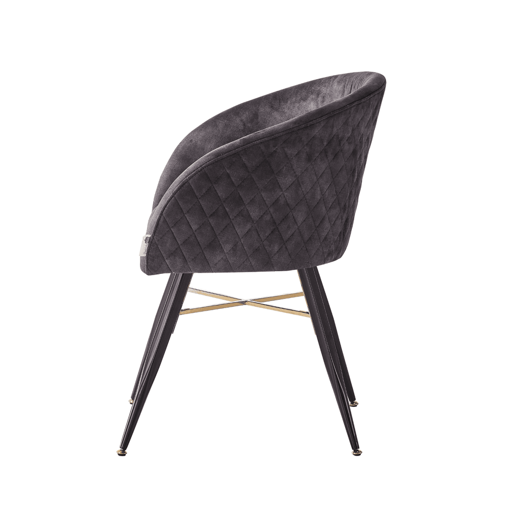 Vittorio LUX Velvet Dining Chair with Metal Legs - Perfect for Dining Room Living Room - Joe’s Haven
