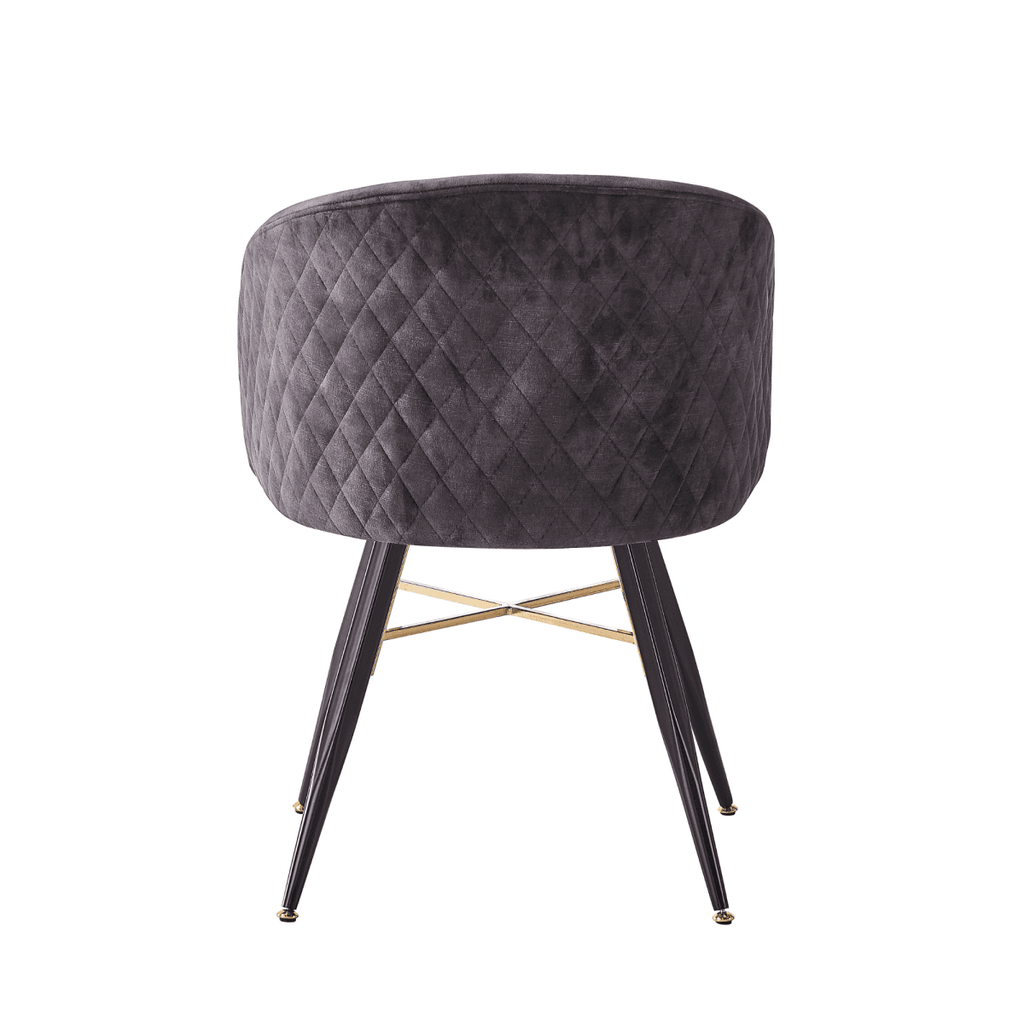 Vittorio LUX Velvet Dining Chair with Metal Legs - Perfect for Dining Room Living Room - Joe’s Haven