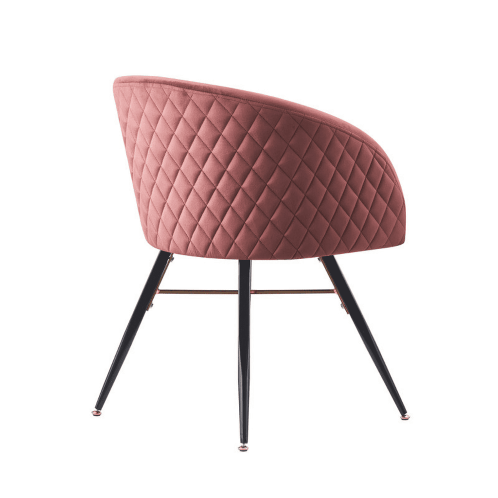 Vittorio LUX Velvet Dining Chair with Metal Legs - Perfect for Dining Room Living Room - Joe’s Haven