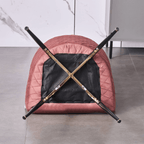 Vittorio LUX Velvet Dining Chair with Metal Legs - Perfect for Dining Room Living Room - Joe’s Haven