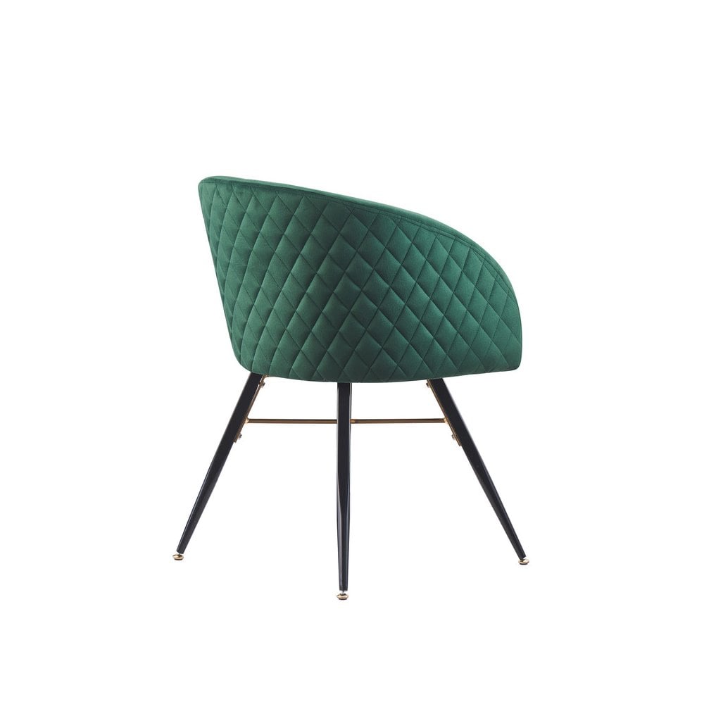 Vittorio LUX Velvet Dining Chair with Metal Legs - Perfect for Dining Room Living Room - Joe’s Haven
