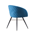 Vittorio LUX Velvet Dining Chair with Metal Legs - Perfect for Dining Room Living Room - Joe’s Haven