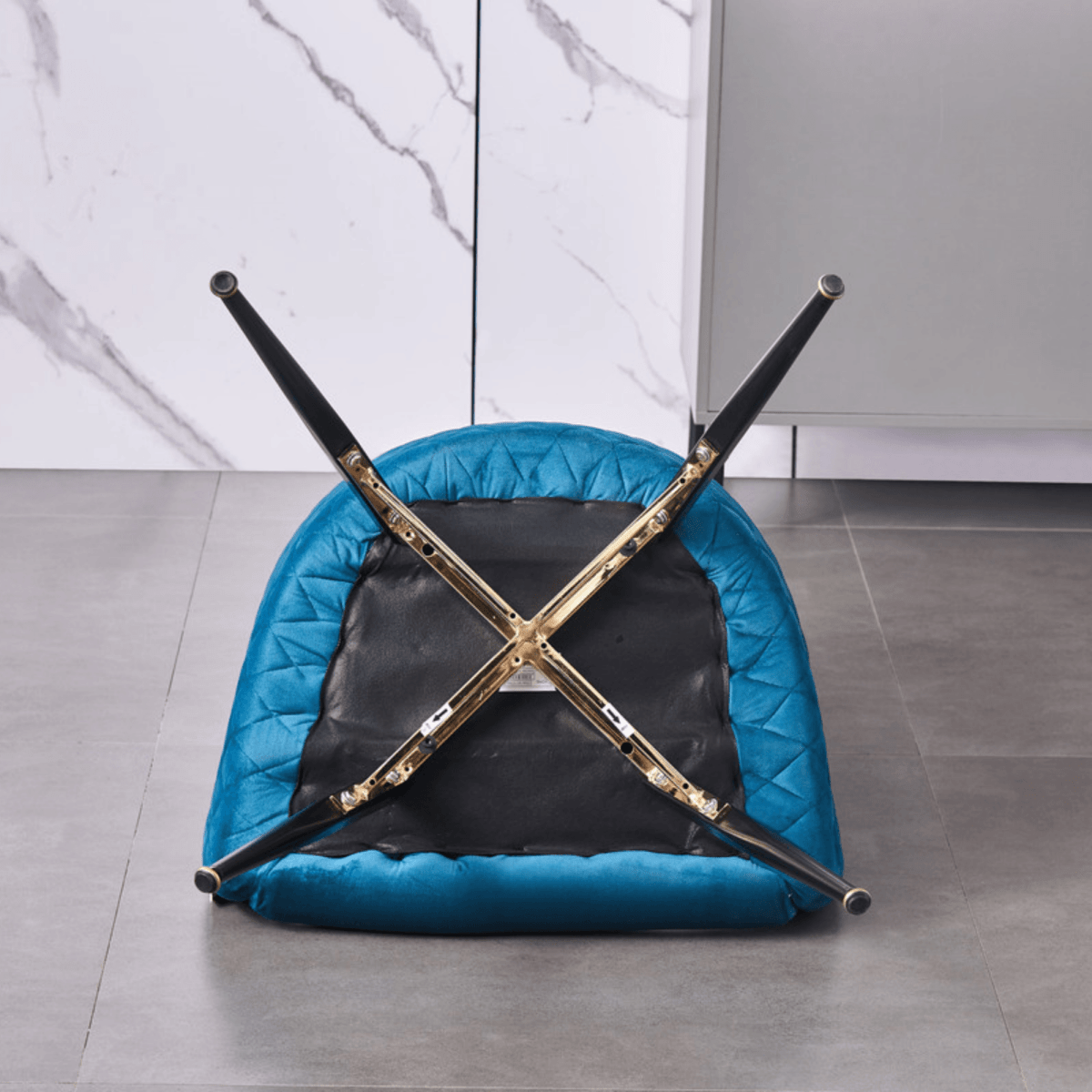 Vittorio LUX Velvet Dining Chair with Metal Legs - Perfect for Dining Room Living Room - Joe’s Haven