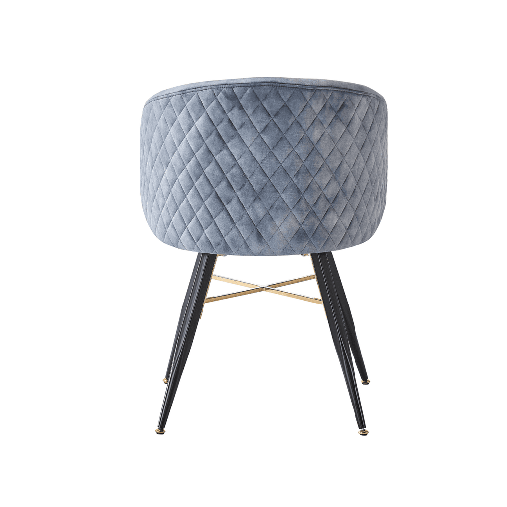 Vittorio LUX Velvet Dining Chair with Metal Legs - Perfect for Dining Room Living Room - Joe’s Haven
