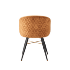 Vittorio LUX Velvet Dining Chair with Metal Legs - Perfect for Dining Room Living Room - Joe’s Haven