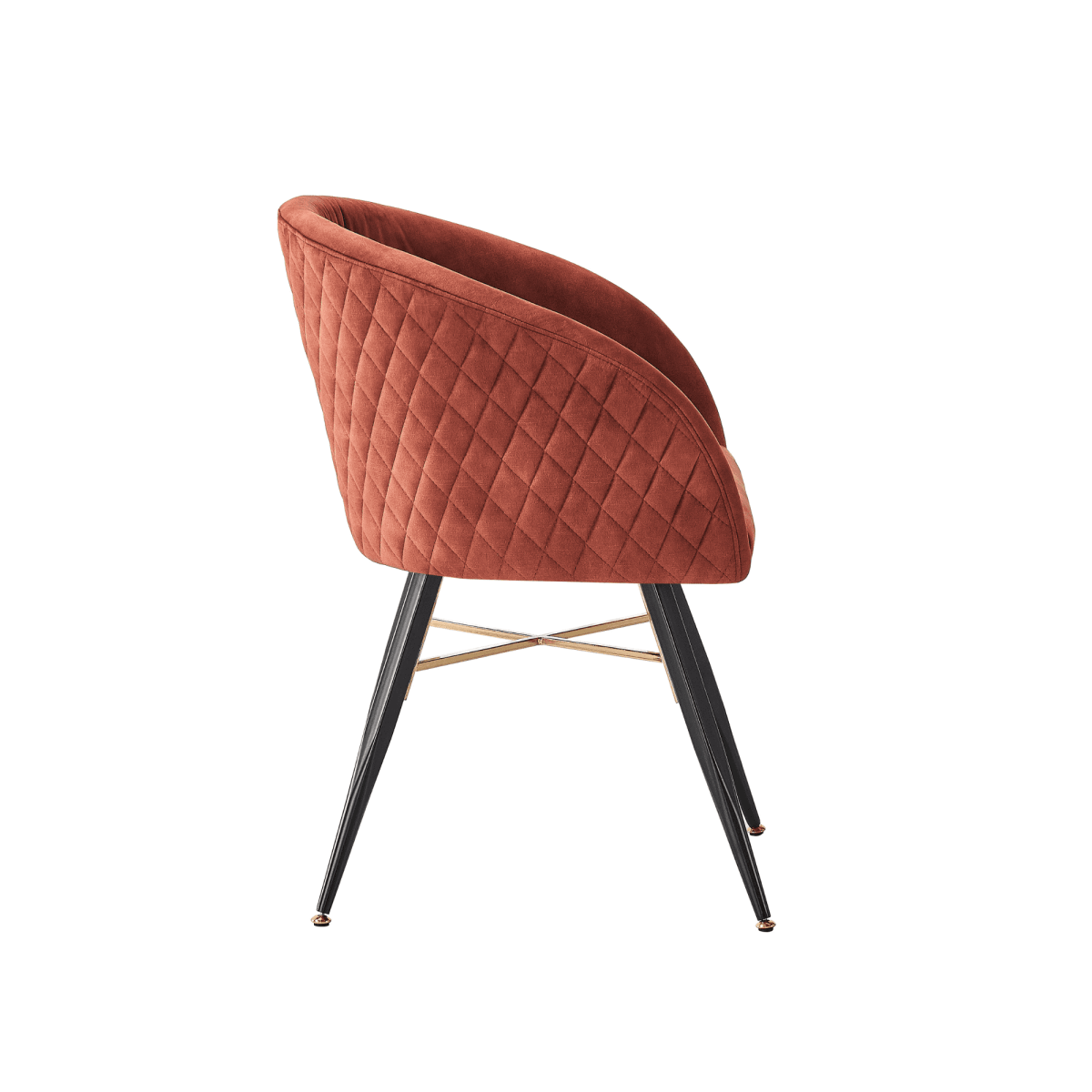 Vittorio LUX Velvet Dining Chair with Metal Legs - Perfect for Dining Room Living Room - Joe’s Haven
