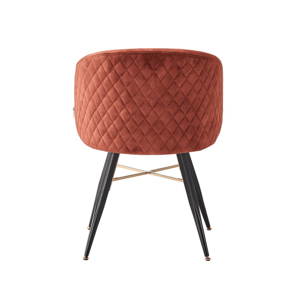 Vittorio LUX Velvet Dining Chair with Metal Legs - Perfect for Dining Room Living Room - Joe’s Haven