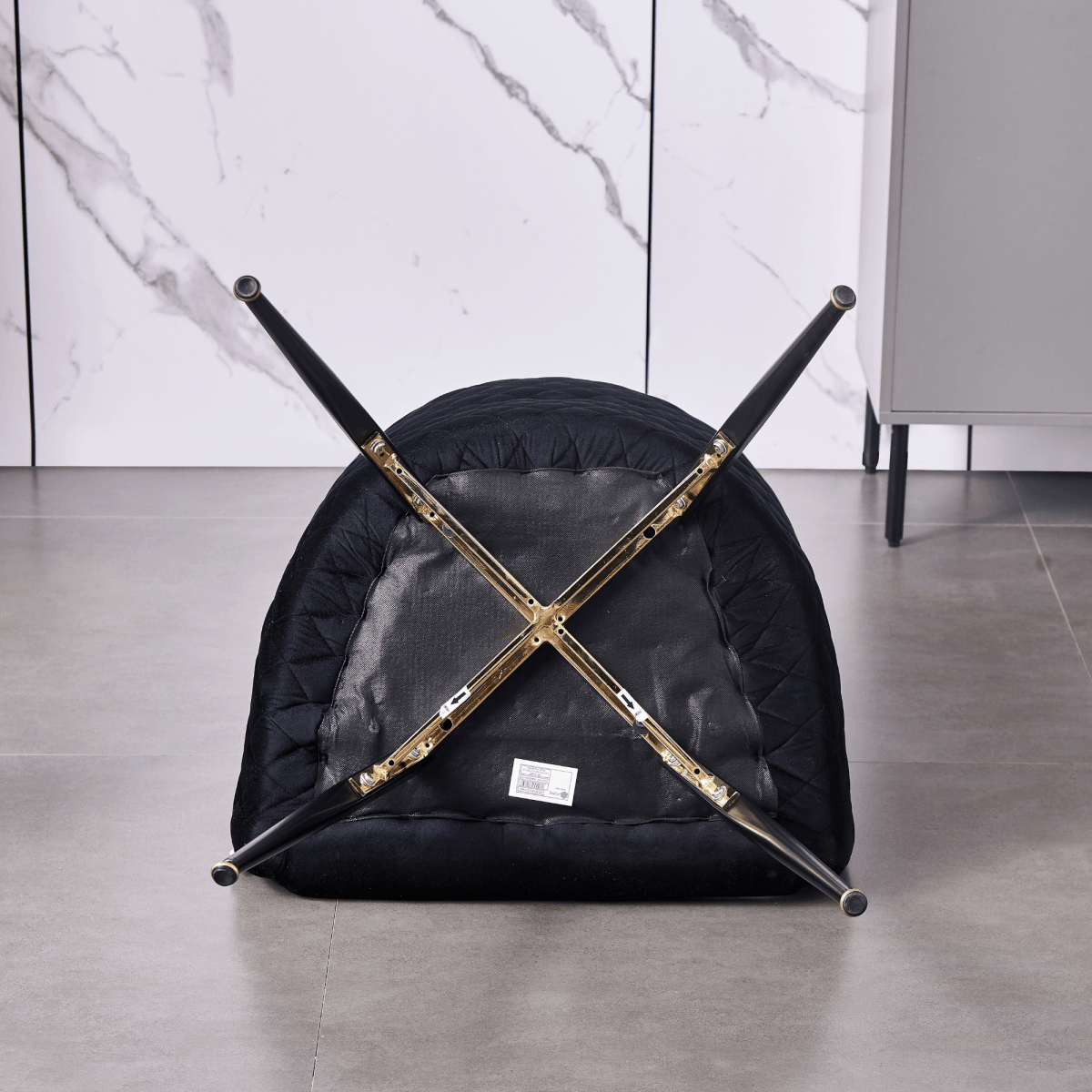 Vittorio LUX Velvet Dining Chair with Metal Legs - Perfect for Dining Room Living Room - Joe’s Haven