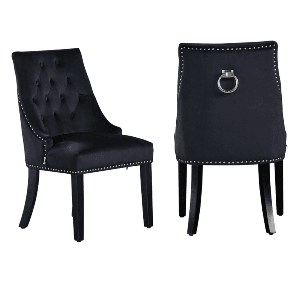 Windsor LUX Velvet Dining Chair Set of 2 - Joe’s Haven