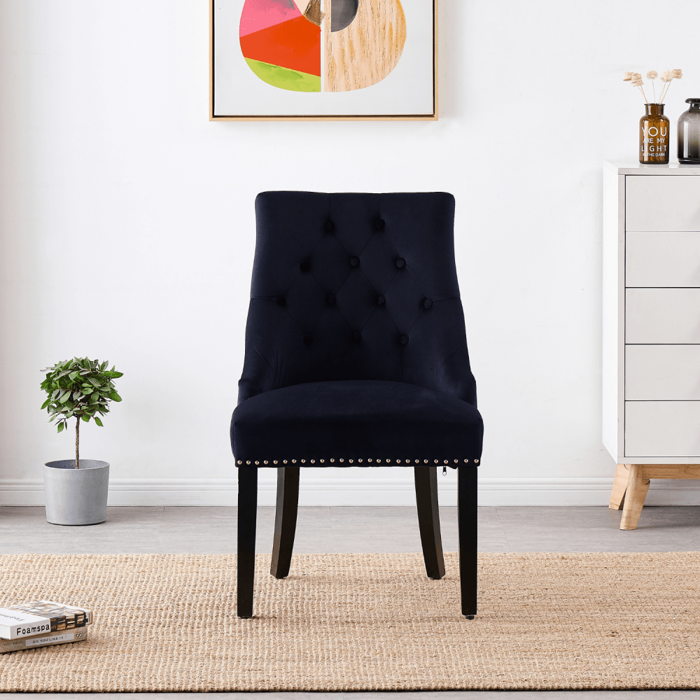 Windsor LUX Velvet Dining Chair Set of 2 - Joe’s Haven