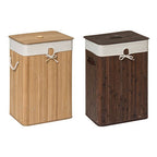 Kankyo Rectangular Natural Bamboo Laundry Hamper