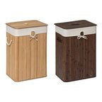 Kankyo Rectangular Natural Bamboo Laundry Hamper - Joe’s Haven