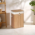 Kankyo Rectangular Natural Bamboo Laundry Hamper - Joe’s Haven