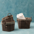 Set Of Three Lida Grey Round Storage Baskets - Joe’s Haven