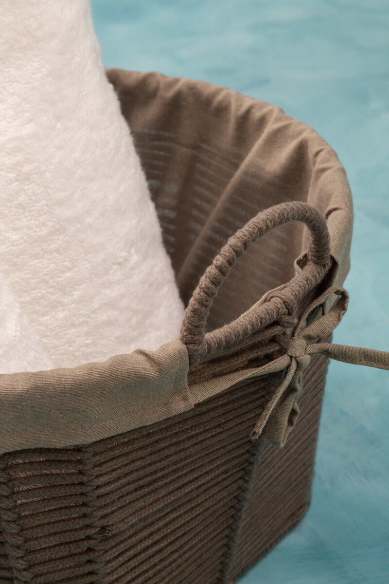 Set Of Three Lida Grey Round Storage Baskets - Joe’s Haven