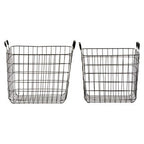 Set Of 2 Rowan Black Wire Storage Baskets - Joe’s Haven