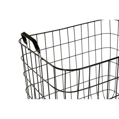 Set Of 2 Rowan Black Wire Storage Baskets - Joe’s Haven
