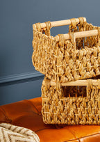 Lidi Set Of 5 Water Hyacinth Storage Baskets - Joe’s Haven