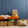 Lidi Set Of 5 Water Hyacinth Storage Baskets - Joe’s Haven