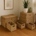 Lidi Set Of Six Water Hyacinth Storage Baskets - Joe’s Haven