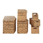 Lidi Set Of 6 Water Hyacinth Storage Baskets - Joe’s Haven