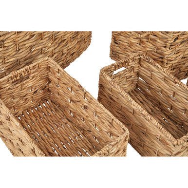 Lidi Set Of 6 Water Hyacinth Storage Baskets - Joe’s Haven