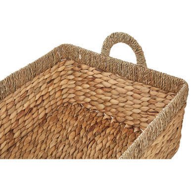 Lidi Set Of 3 Seagrass Storage Baskets with Handles - Joe’s Haven