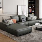 Nevaeh Three Seater Corner Sofa, Leathaire - Joe’s Haven